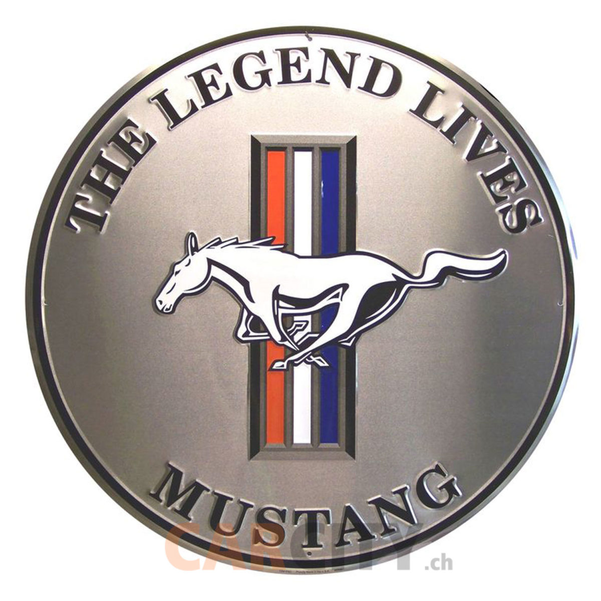 Enseigne Ford Mustang Legend Lives 60cm