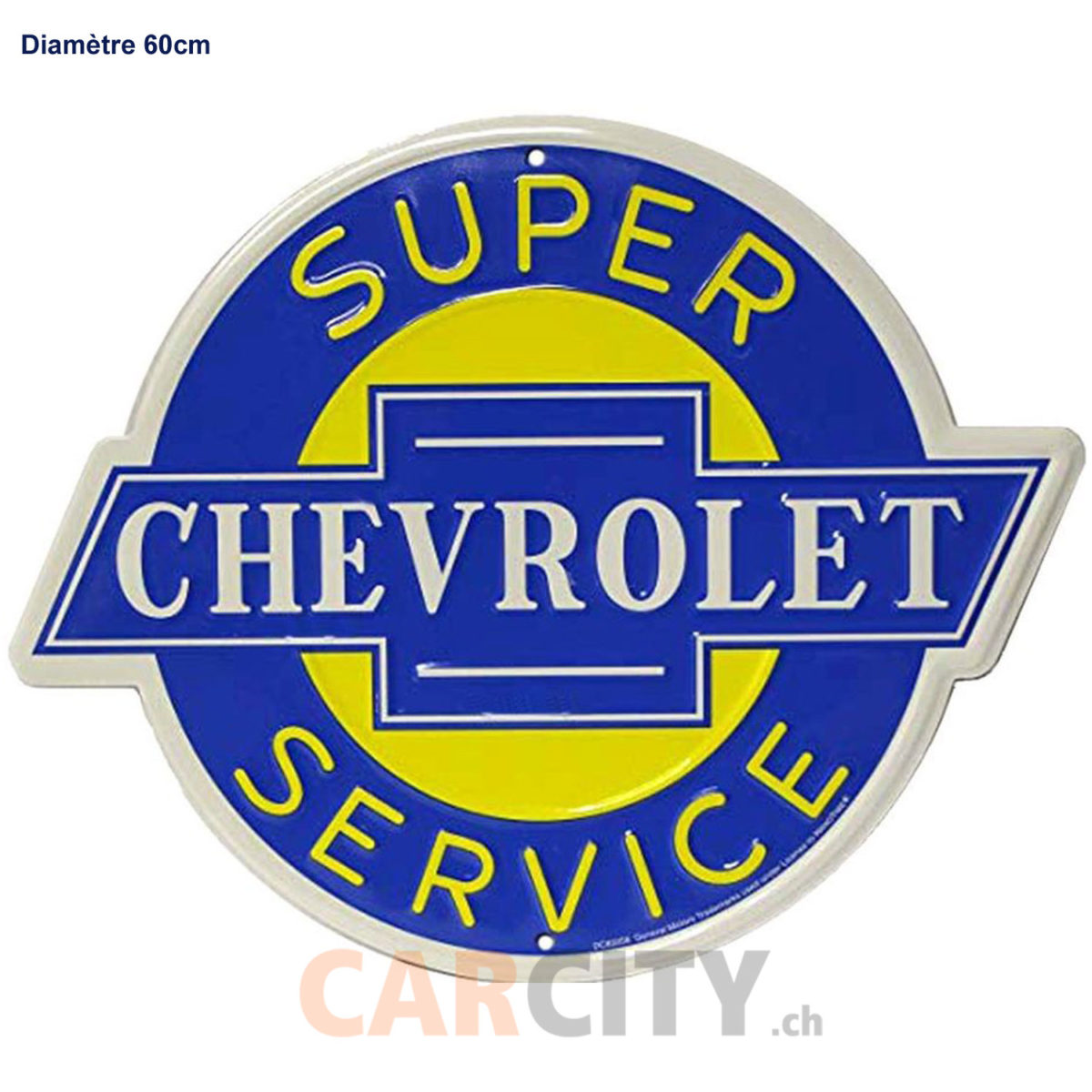 Enseigne Super Chevrolet Service 60cm
