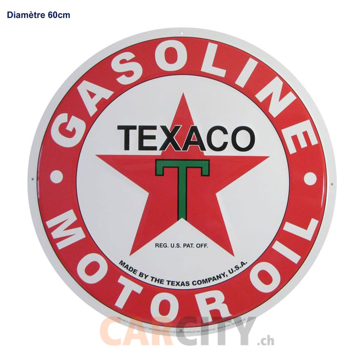 Enseigne Texaco Motor Oil 60cm